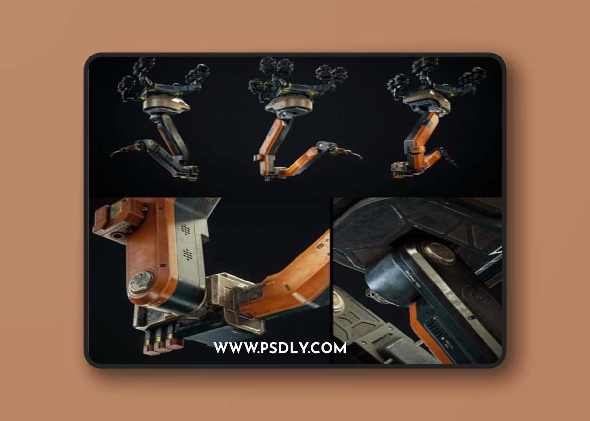 RAU-4 Roboarm 3D Model