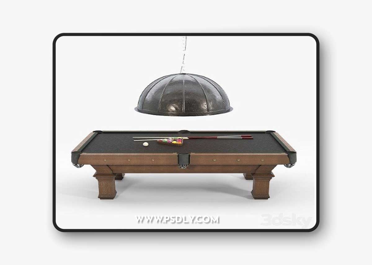 RH BRUNSWICK VINTAGE 1906 BILLIARDS TABLE