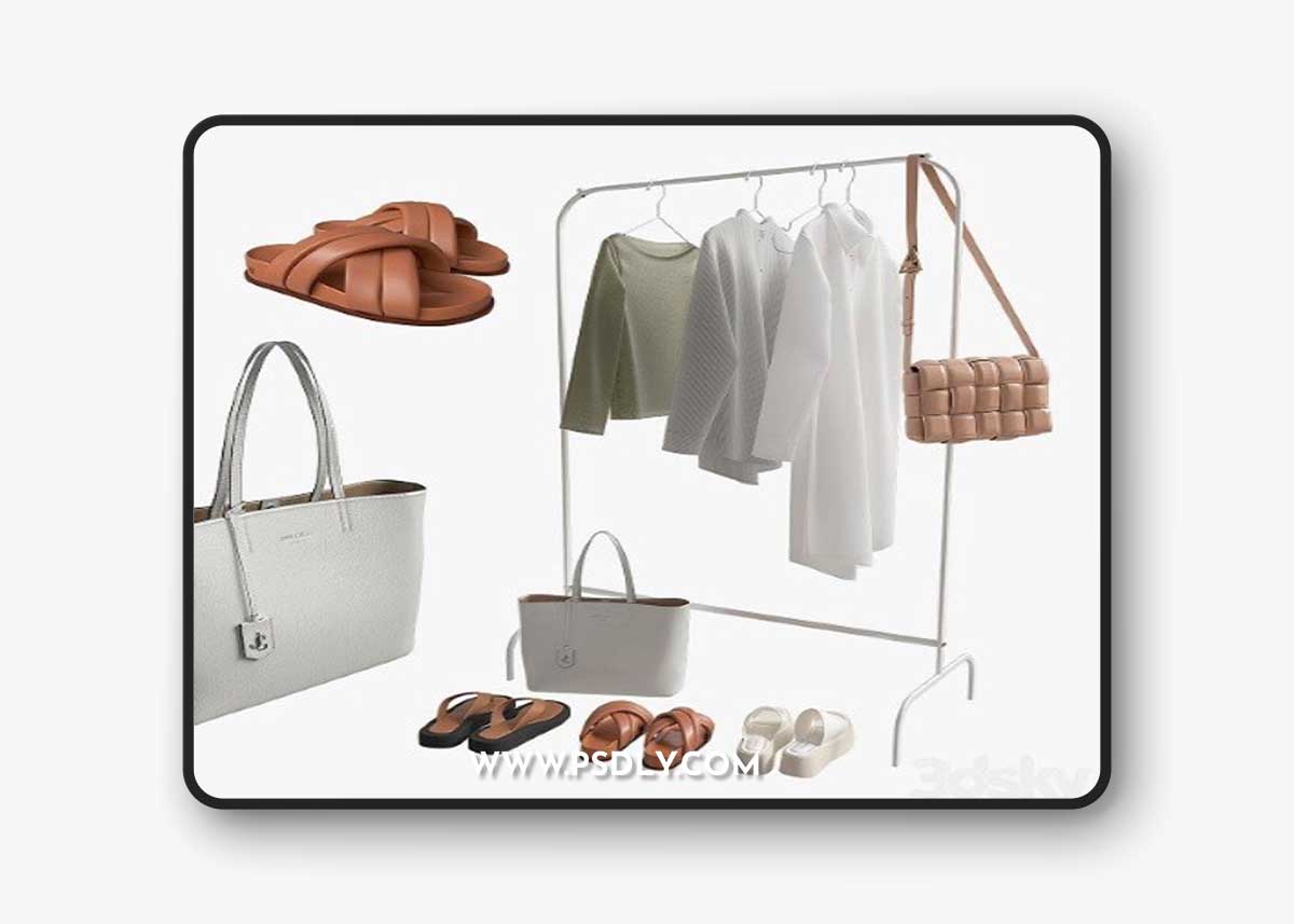 Set of Clothes Shoes and Bag