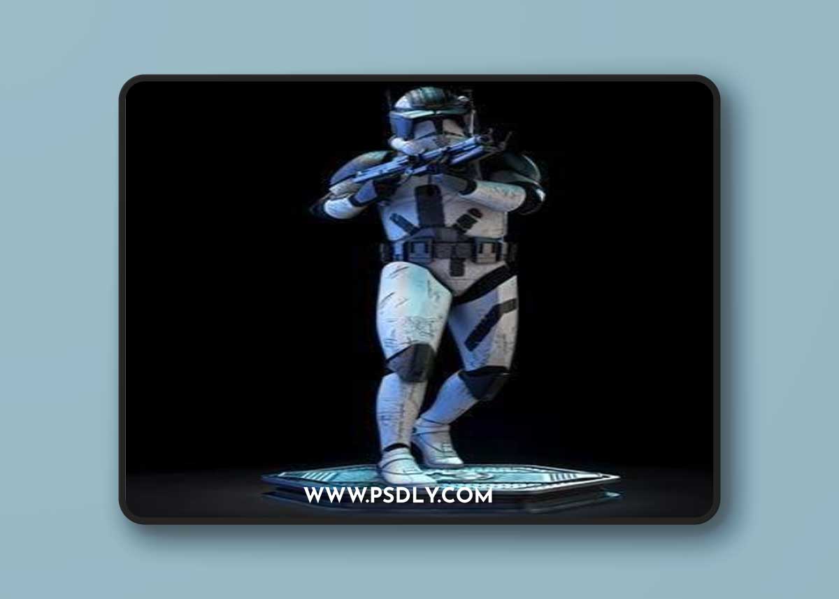 Star Wars - Cody Sculpture – 3D Print Model
