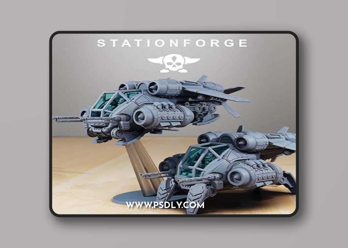 Station Forge – Scavenger Gunship OBJ