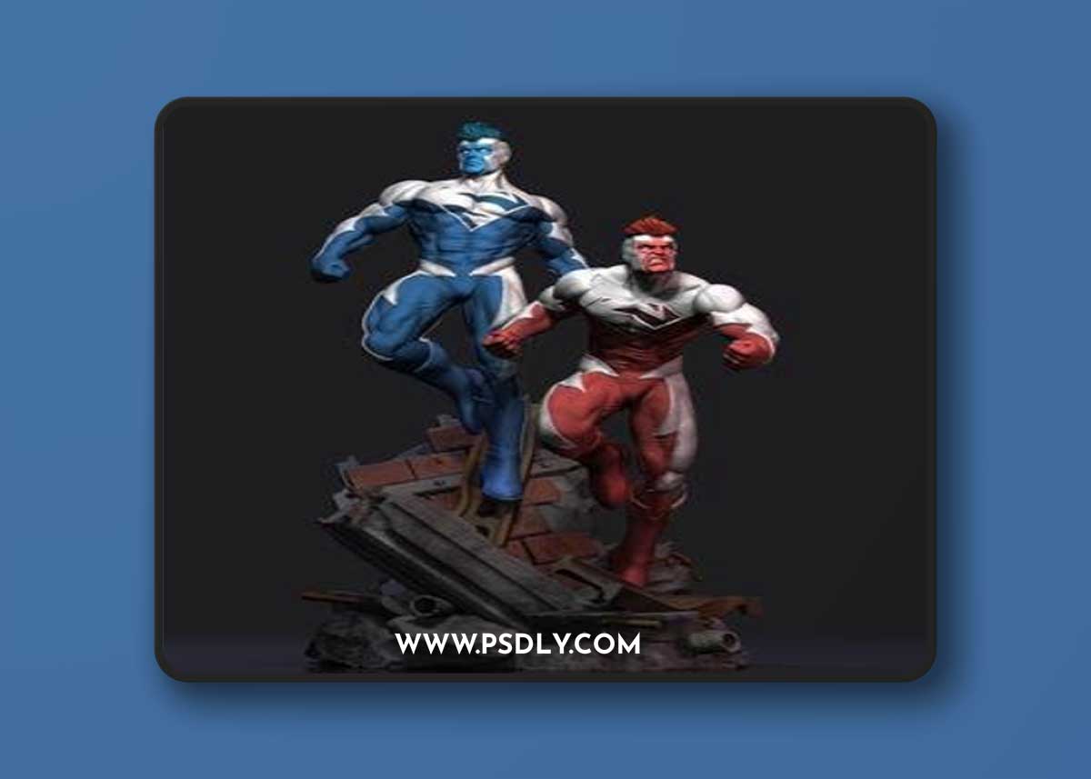 Superman Red and Blue – 3D Print Model