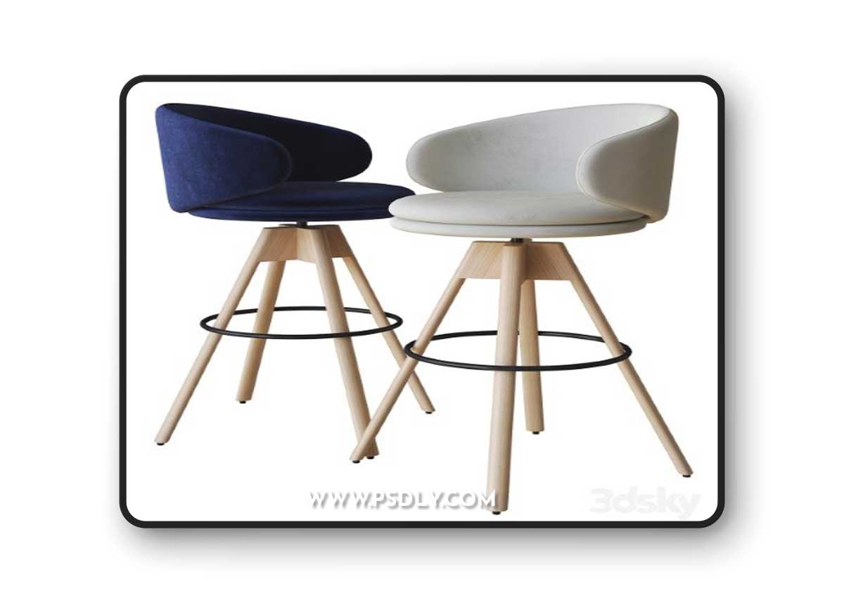 Swivel Stool Belle St by Arrmet