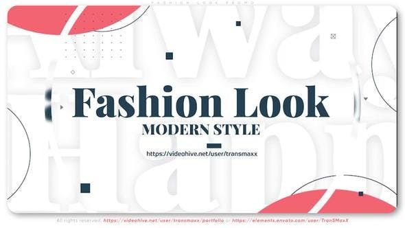Videohive Fashion Look Promo 46049303