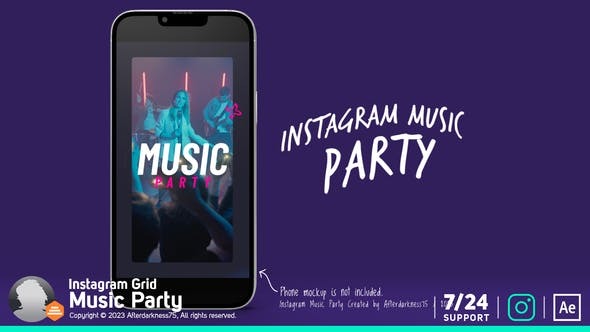 Videohive Instagram Music Party 45878139