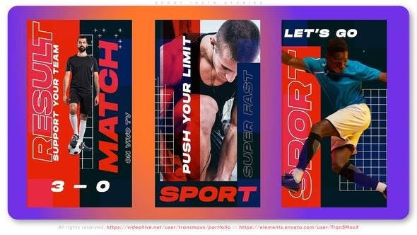 Videohive Sport Insta Stories 46159556