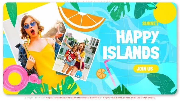 Videohive Summer Beach Project 46298864