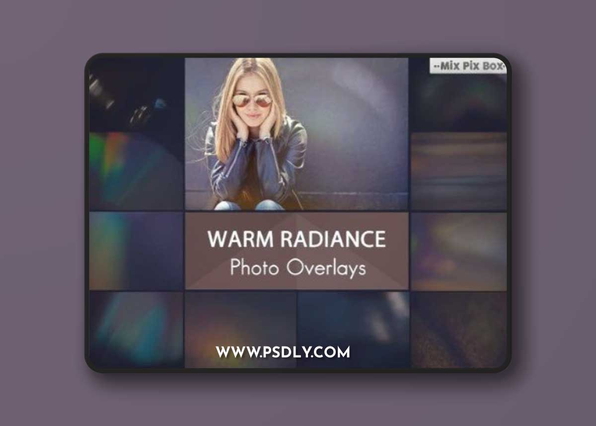 Warm Radiance Photo Overlays