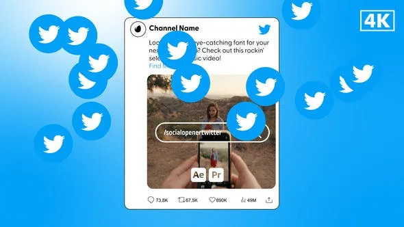 Videohive Social Opener Twitter 45970553