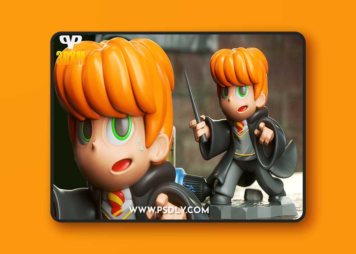 3DXM - Ron Weasley Chibi – 3D Print Model