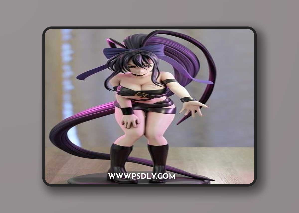 Akeno High school - Momoji – 3D Print Model