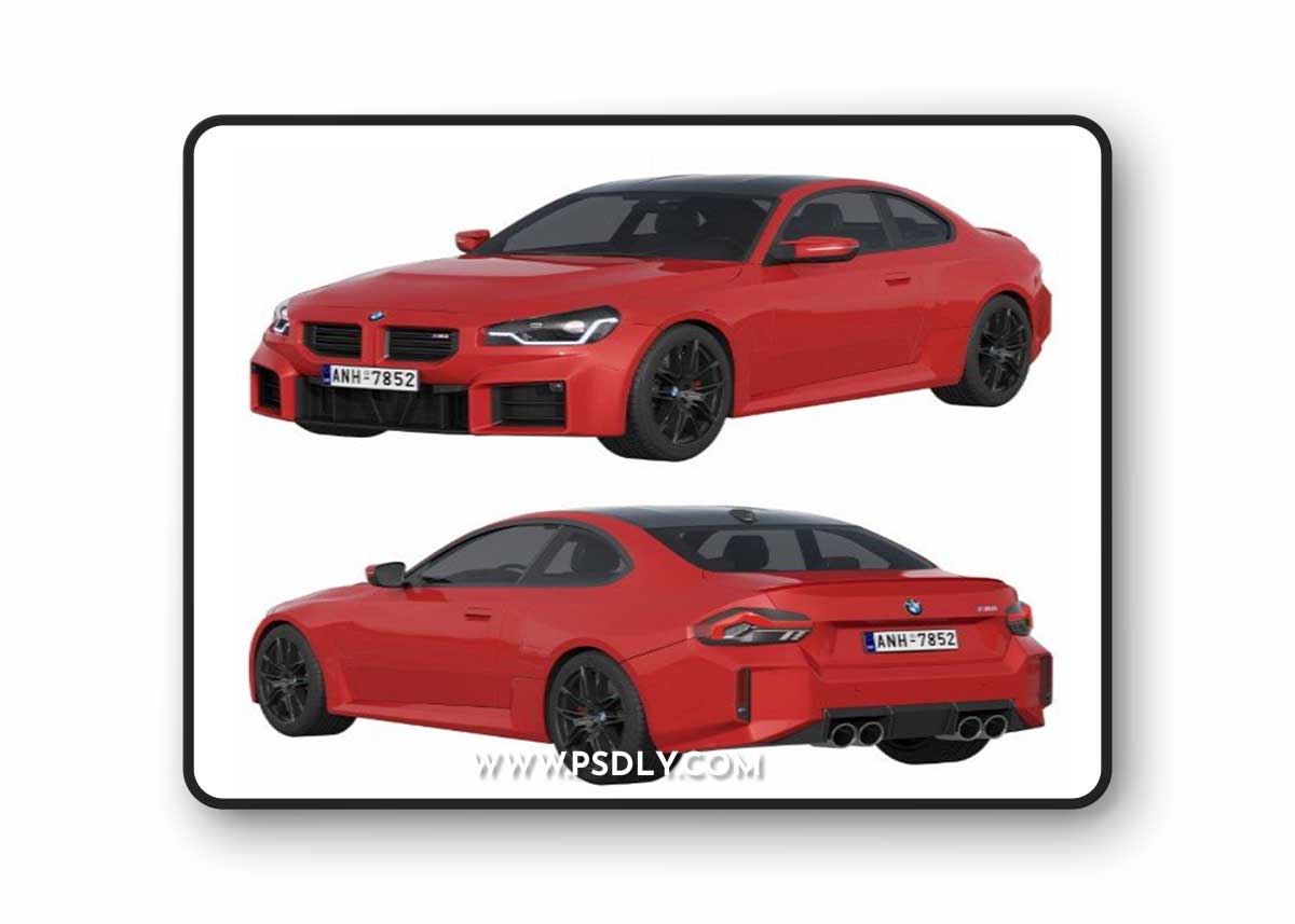 BMW M2 2022 3d model