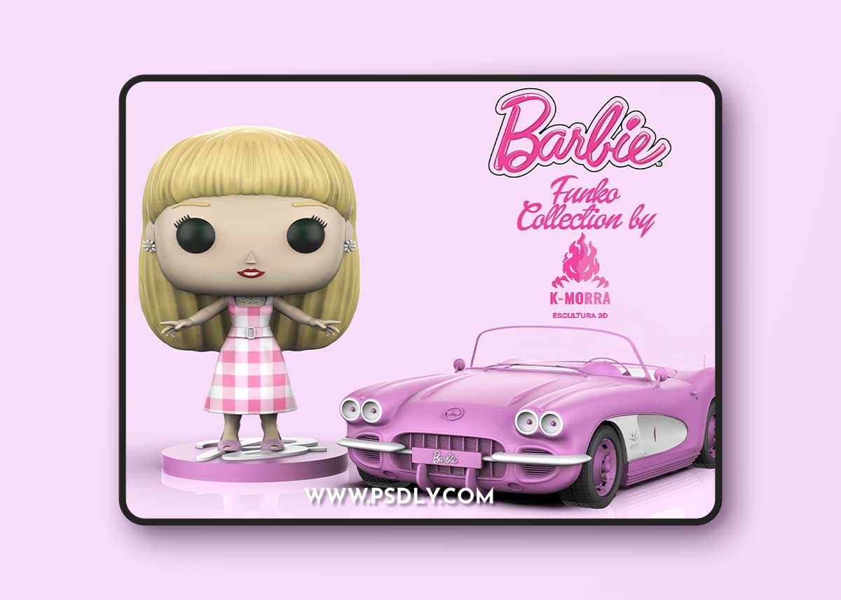 Barbie Funko pop MOVIE – 3D Print Model