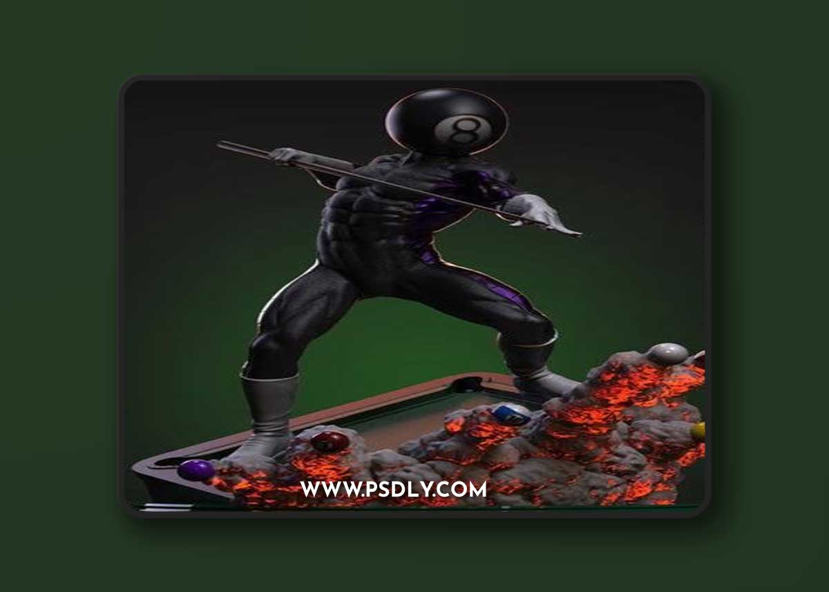 Biobreed Studios - Marvel Comics 8-BALL – 3D Print Model