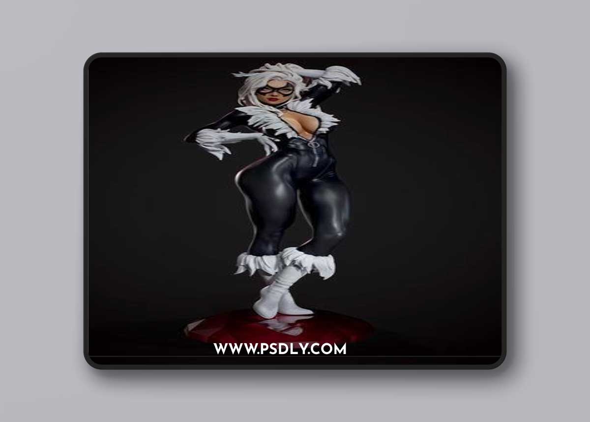 Black Cat by Polina Shaman – 3D Print Model