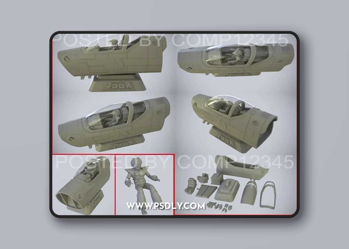 Cabina Robotech – 3D Print Model