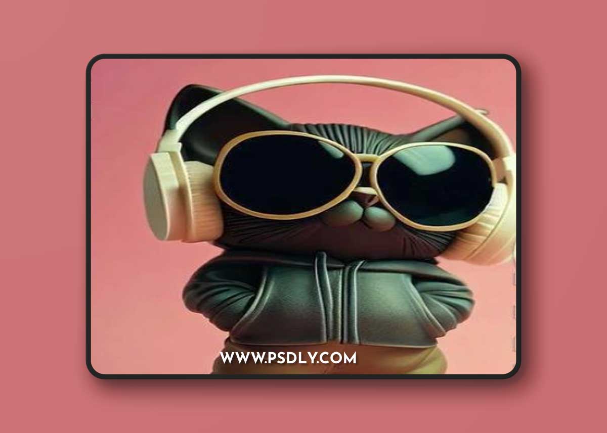 Cool Cat – 3D Print Model