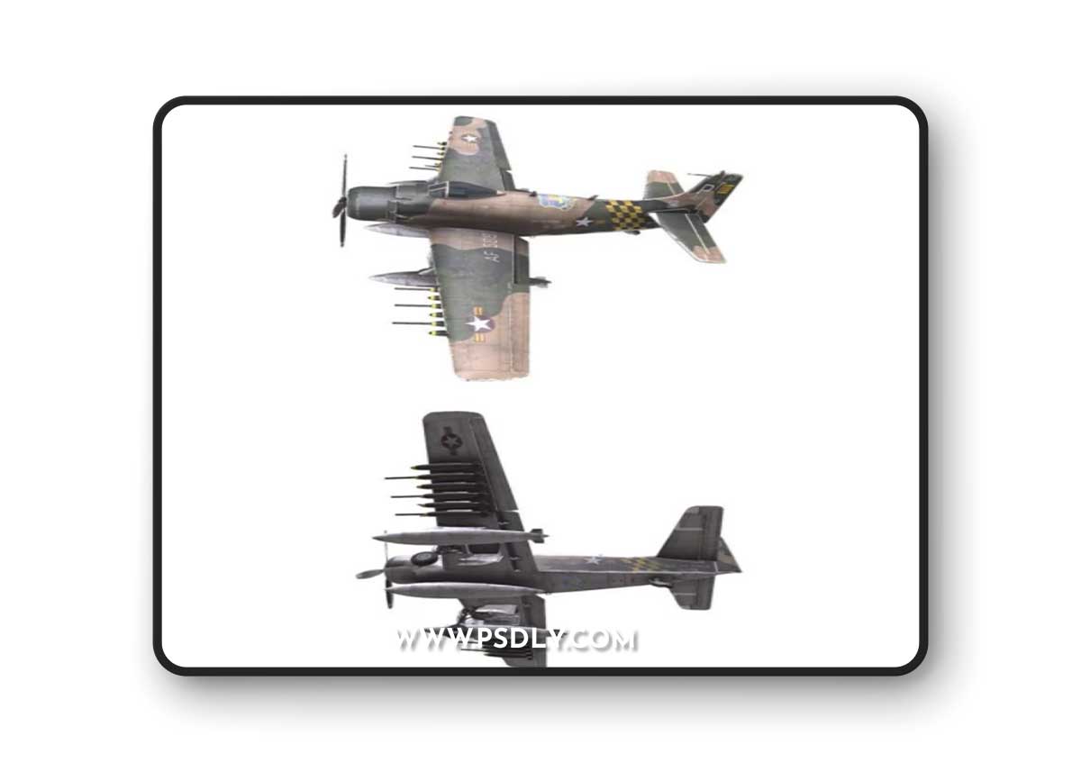 Douglas A-1 Skyraider 3d model