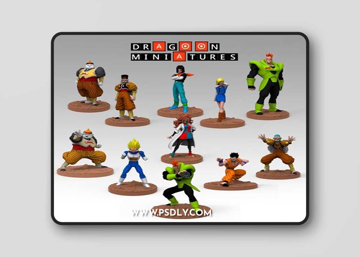 Dragoon Miniatures - Android Saga Begins Term 11 – 3D Print Model