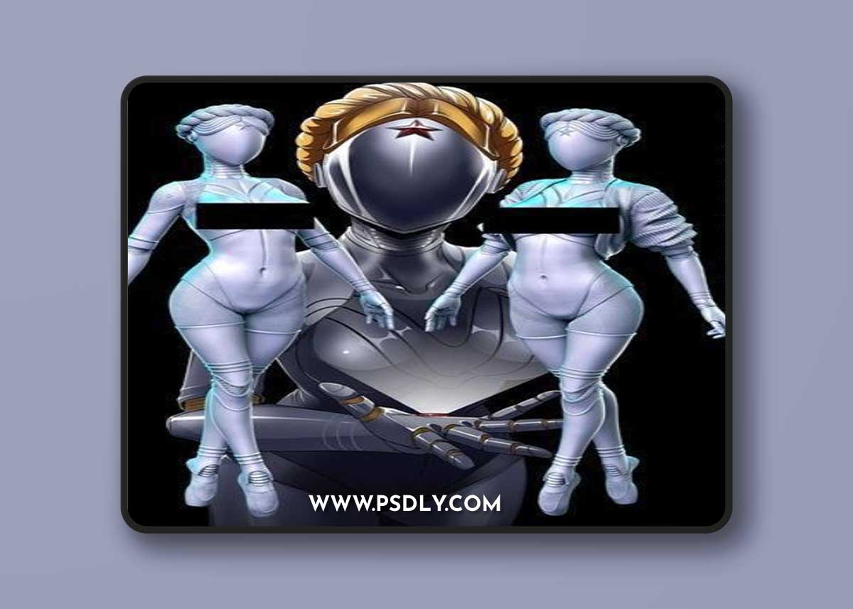 Dungeon Pin-ups - Atomic Heart Twins – 3D Print Model
