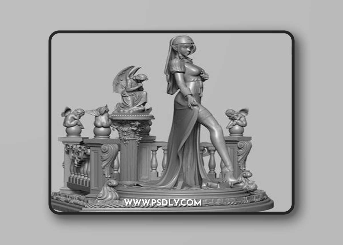 Elf Nun – 3D Print Model