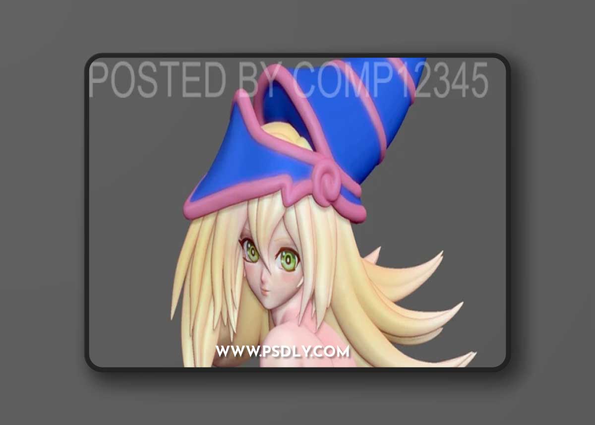 Figuremaster - Dark Magician Girl 5 NSFW – 3D Print Model