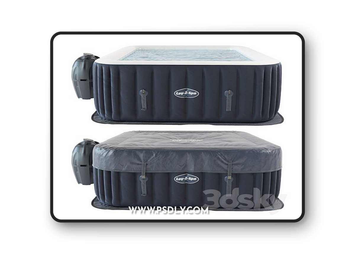 Inflatable pool Lay Z Spa square