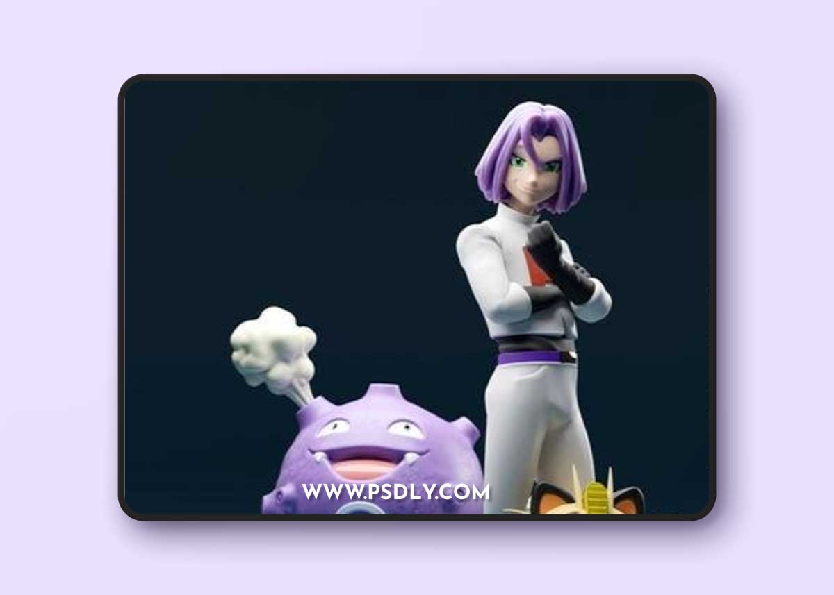 James and Koffing and Meowth – 3D Print Model