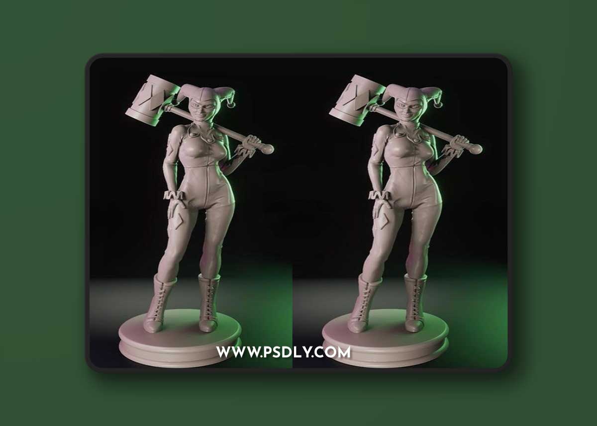 Jester Harley Quinn – 3D Print Model