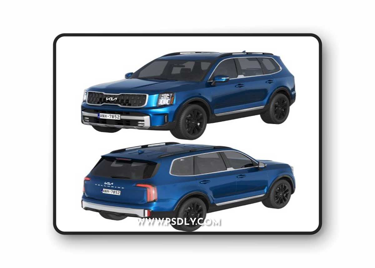Kia Telluride 2023 3D Model