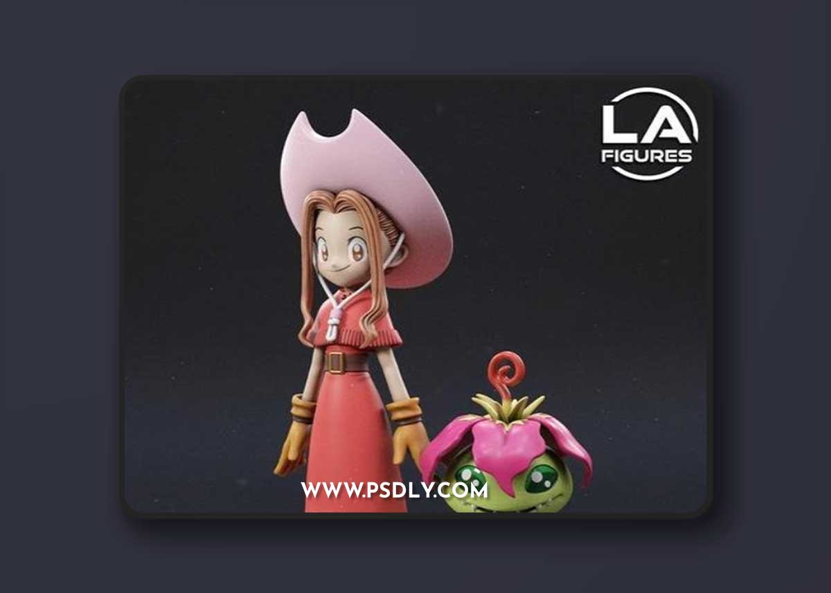 L.A. Figures - Mimi and Palmon – 3D Print Model