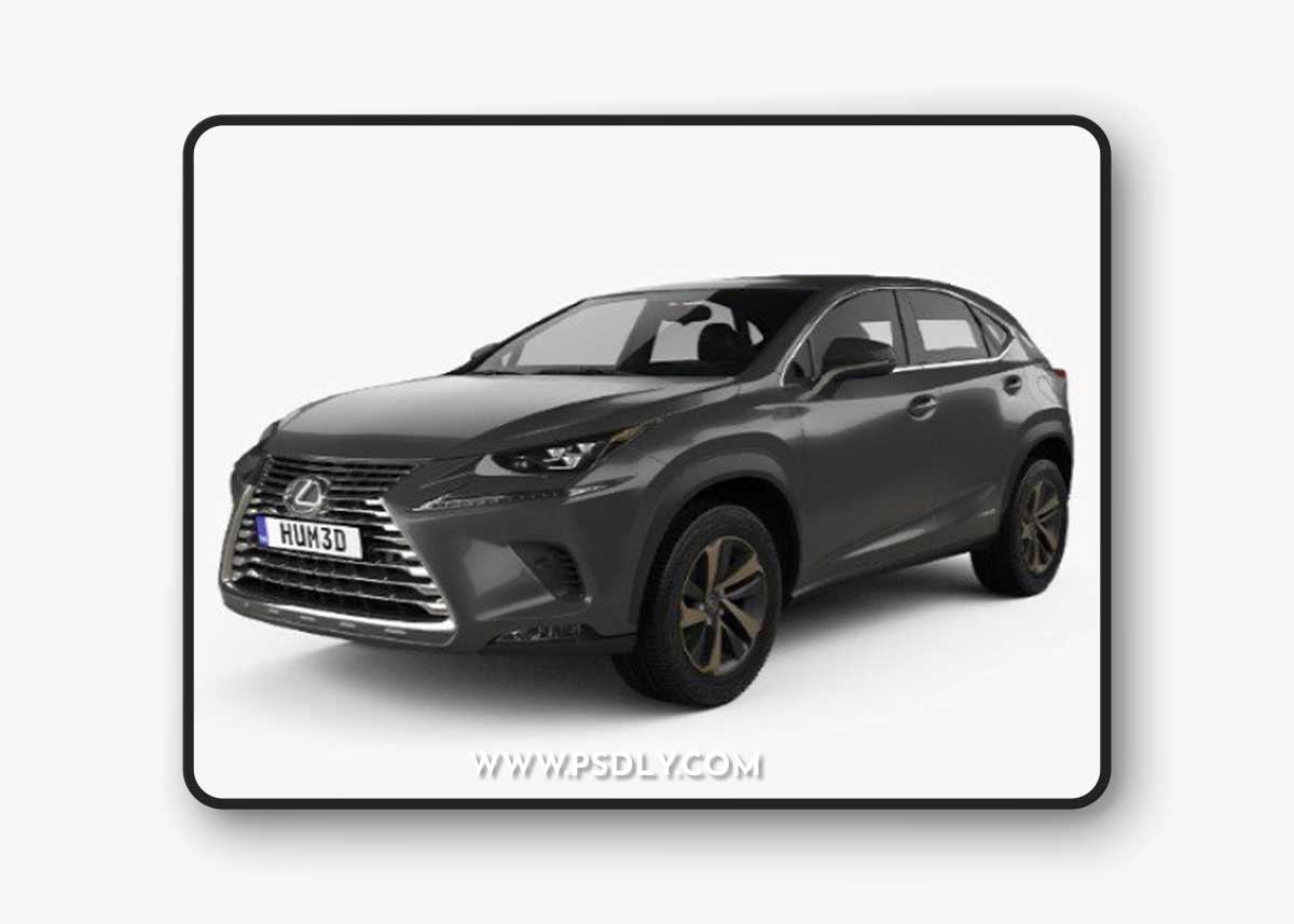 Lexus NX hybrid 2017 3D-Model