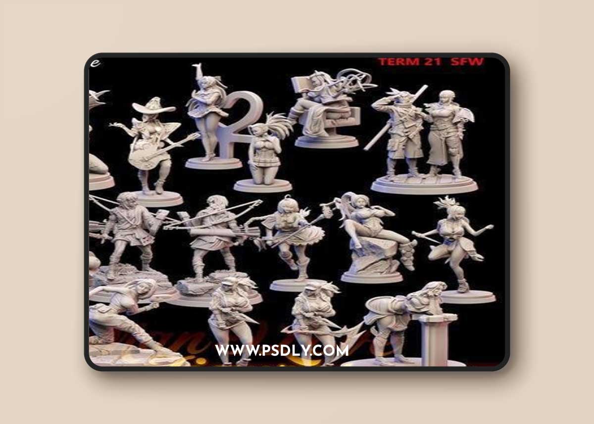 Man I Love Figures - Term 21 – 3D Print Model