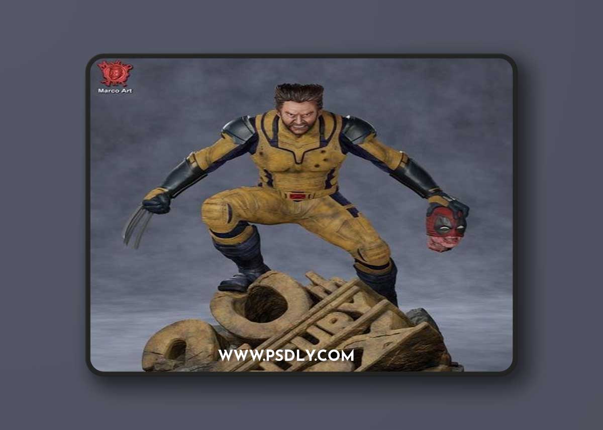 Marco Art - Wolverine – 3D Print Model