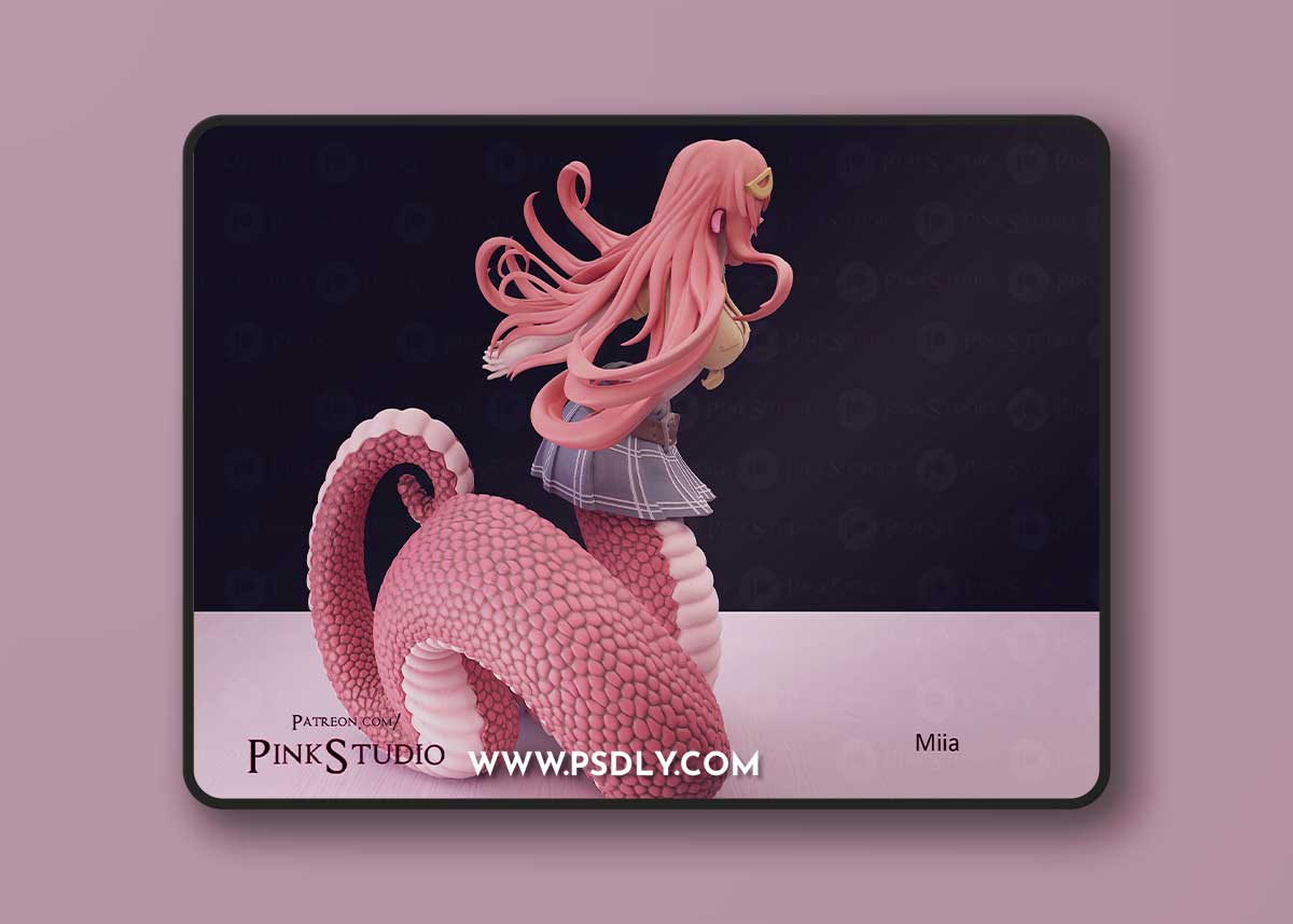 Monster Musume Miia Lamia fanart – 3D Print Model