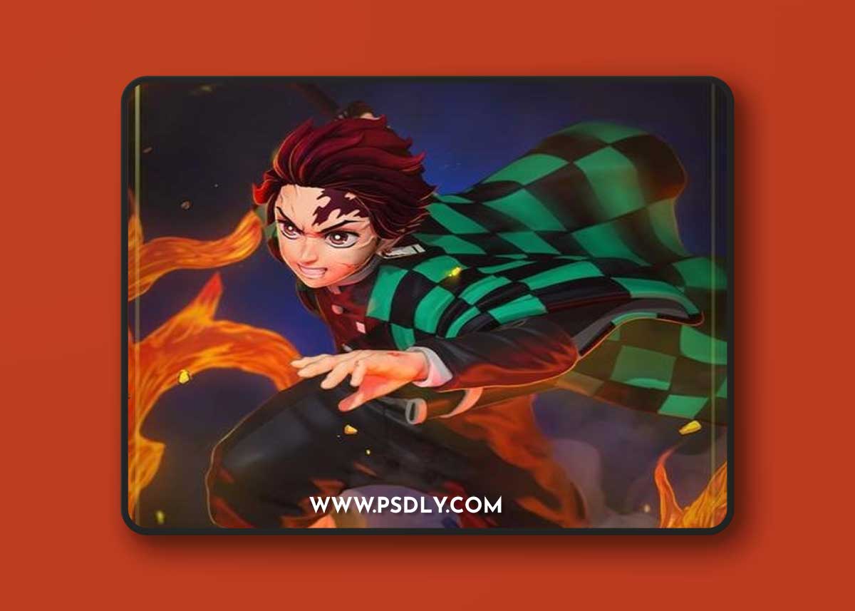 Nomnom Figures - Tanjiro from Demon Slayer – 3D Print Model
