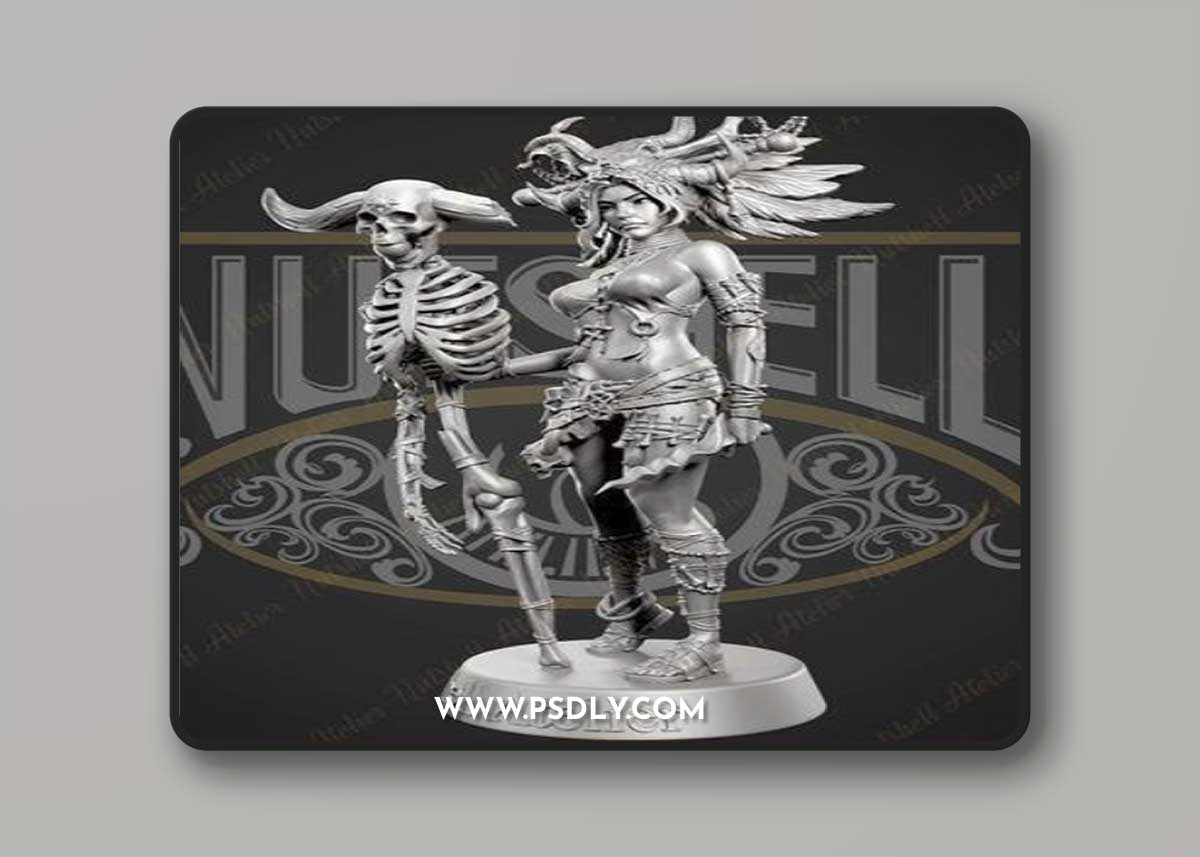 Nutshell atelier - Witch Doctor – 3D Print Model