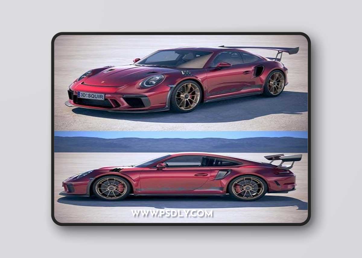 Porsche 911 GT3 RS 2019 - 3d model