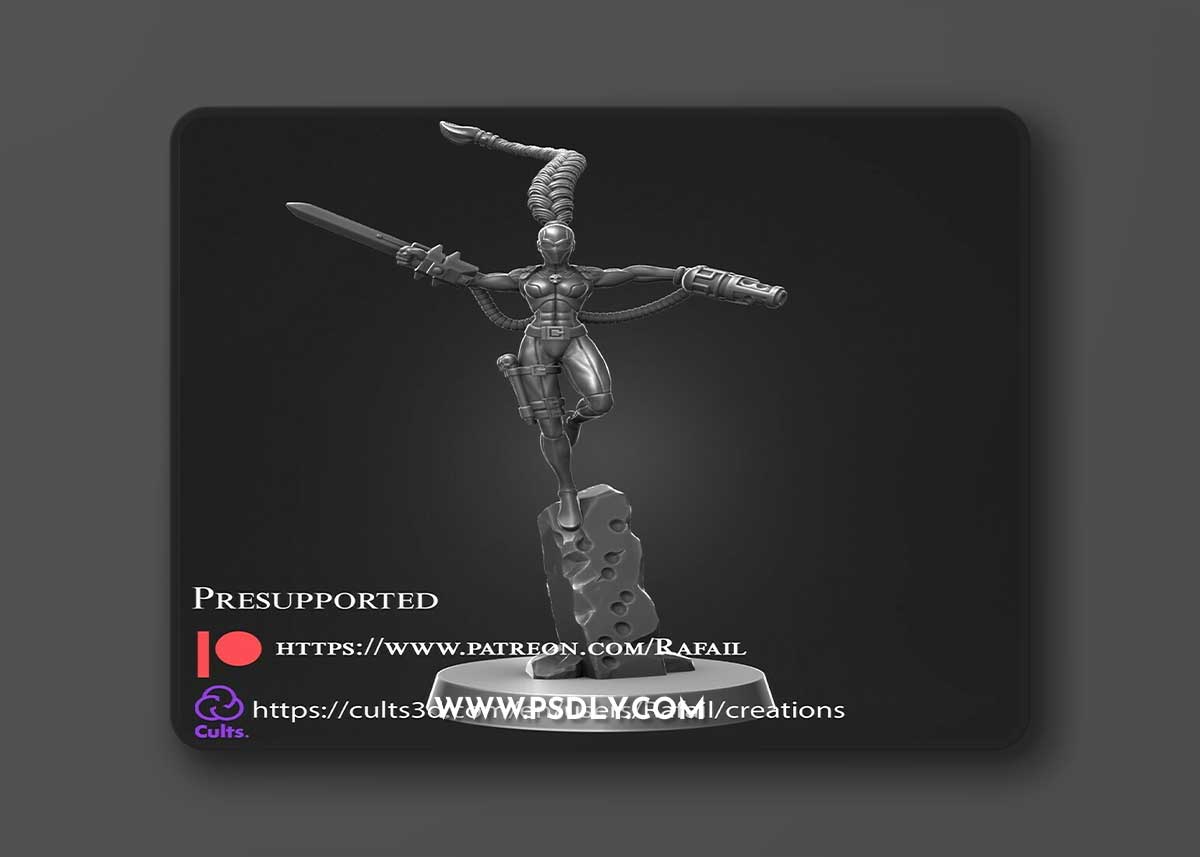 Rafail - Calli Assassin – 3D Print Model