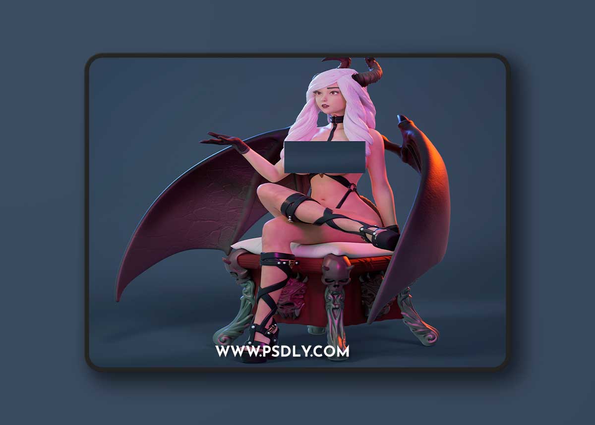 Sexy Mistress Succubus - C – 3D Print Model
