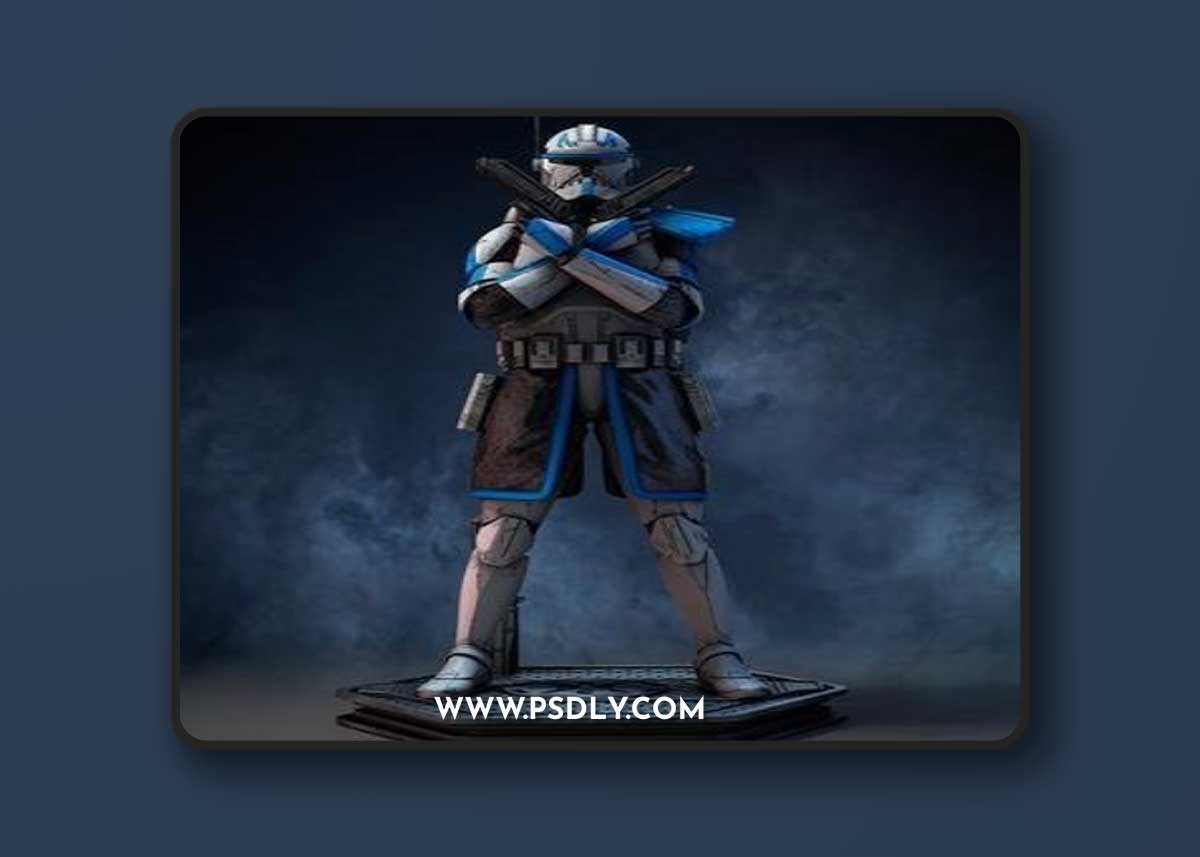 Star Wars - Captain Rex Sculpture – 3D Print Model