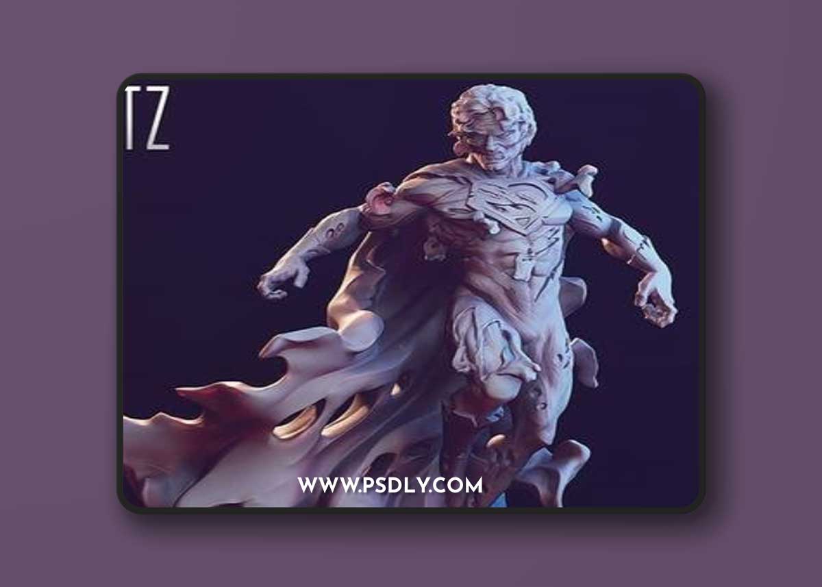 Superman Zombie and Batman Zombie – 3D Print Model