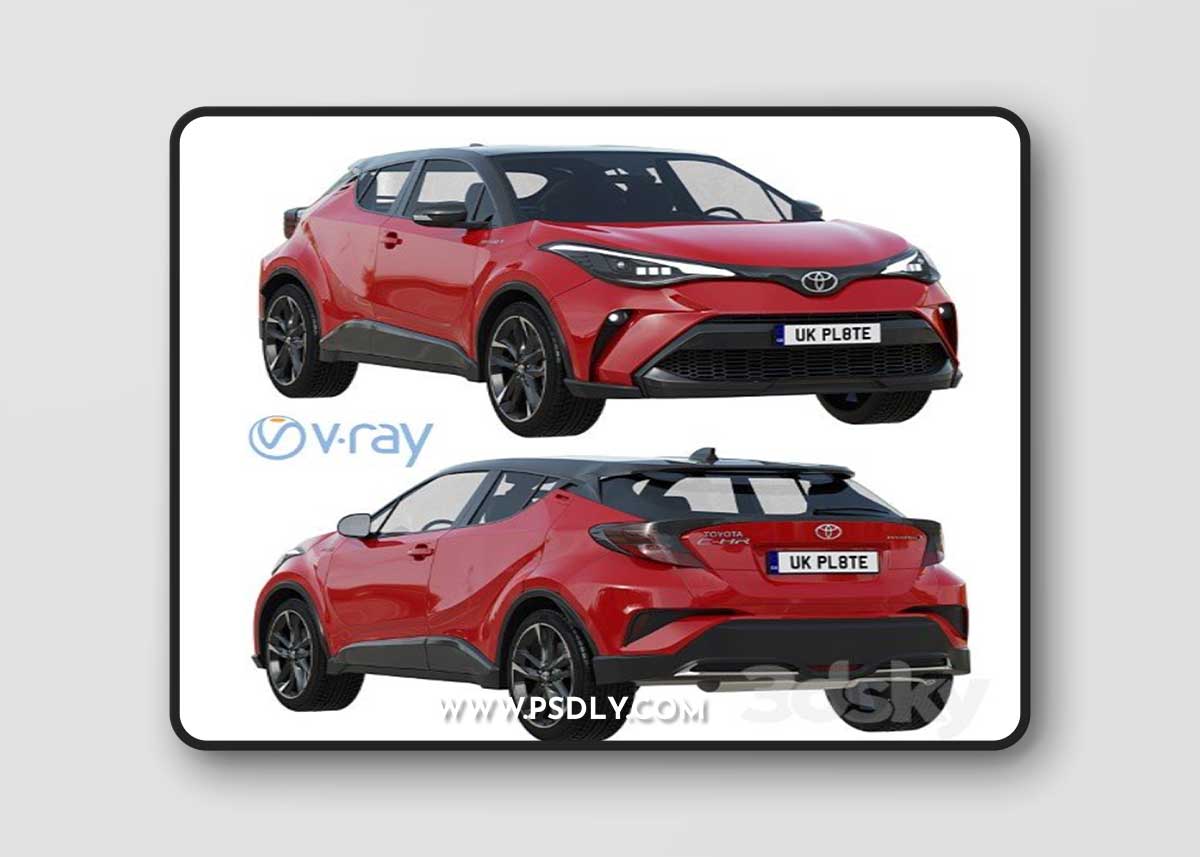 Toyota C-HR 2021 3D Model