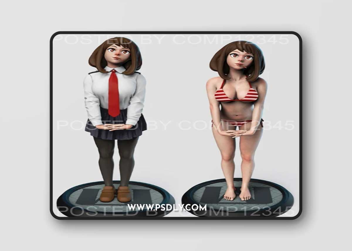 Uraraka Sexy v2 – 3D Print Model