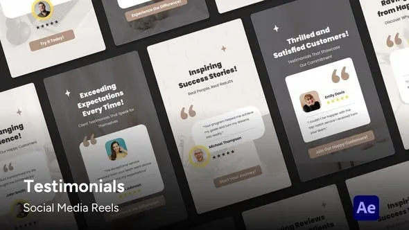 Videohive Social Media Reels - Friendship Day Quote After Effects Template 47146307