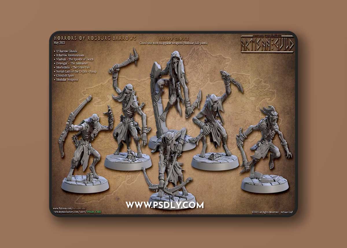 Barrow Ghouls – 3D Print Model