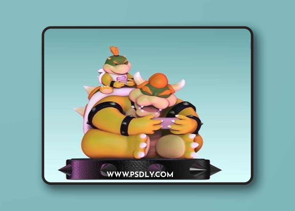 Bowser and Bowser Jr – 3D Print Model