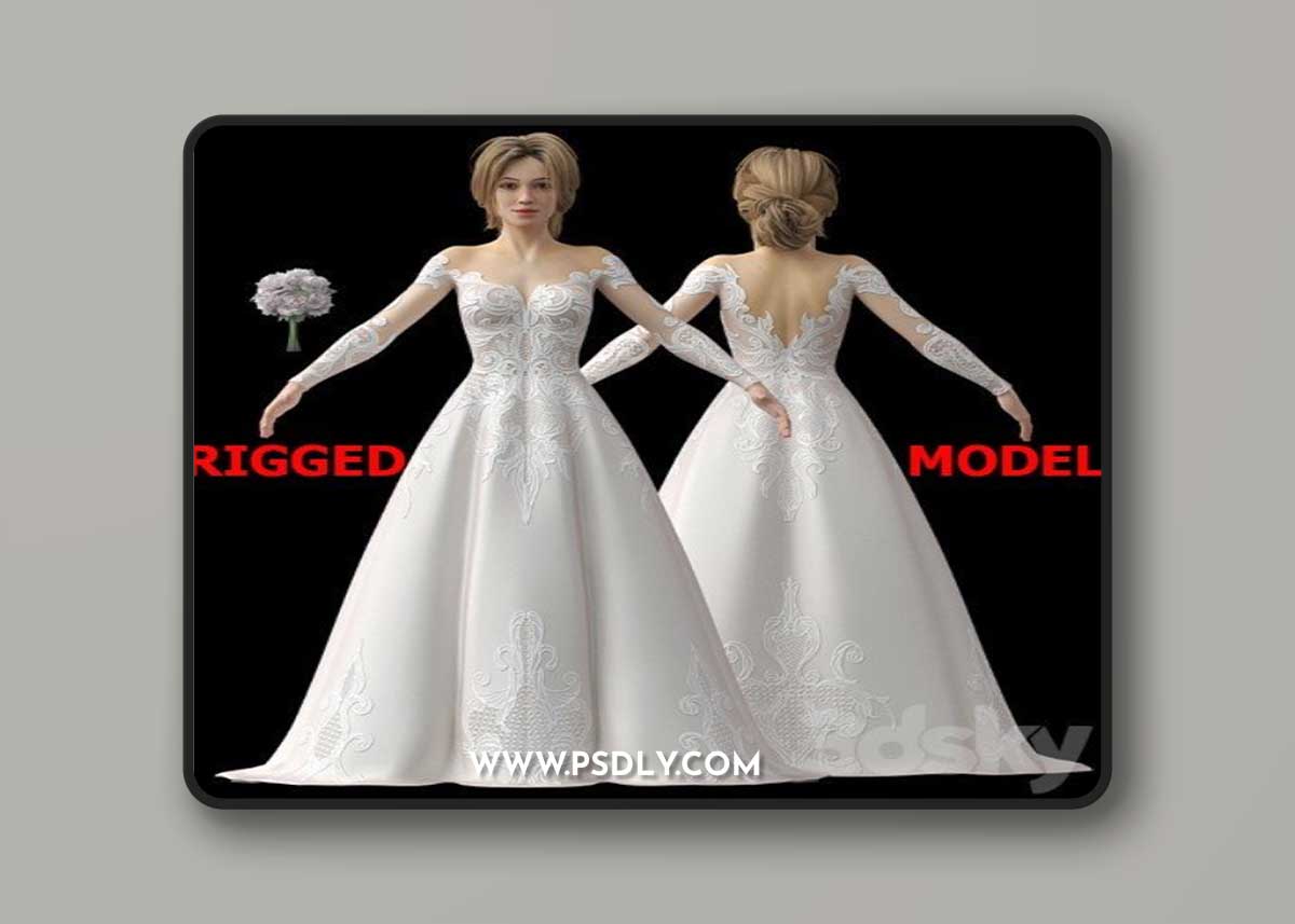 Bride 3D Model