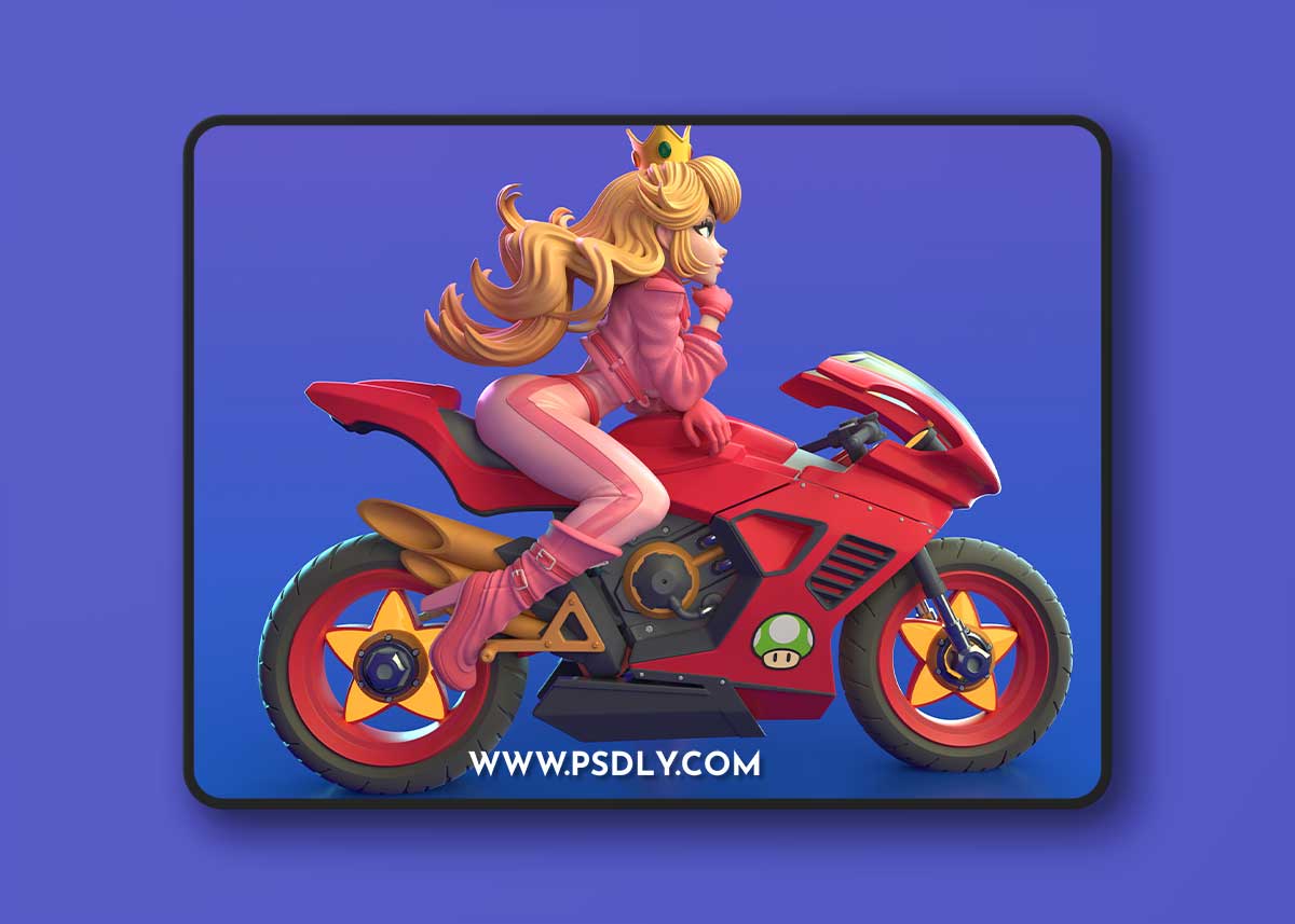 Dinamuuu 3D - Peach and Bonus – 3D Print Model