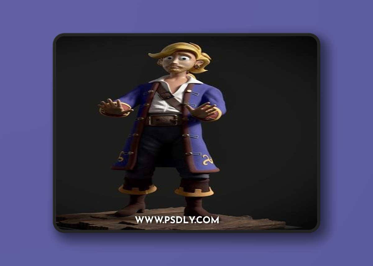 Guybrush Fan Art – 3D Print Model